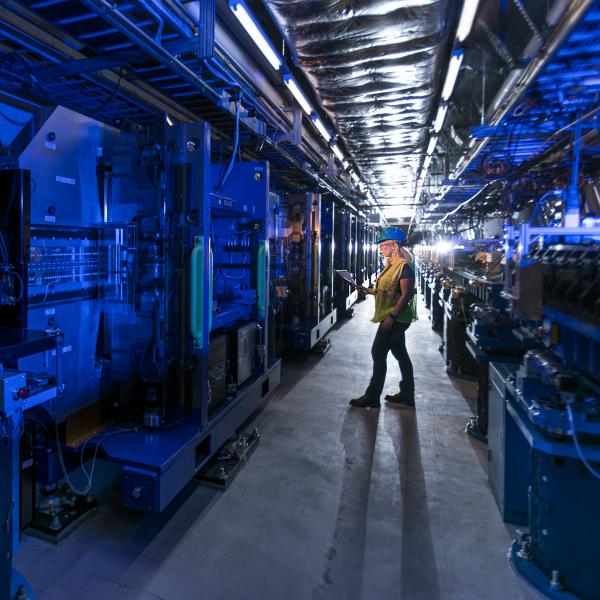 Linac Coherent Light Source (LCLS) Undulator Hall